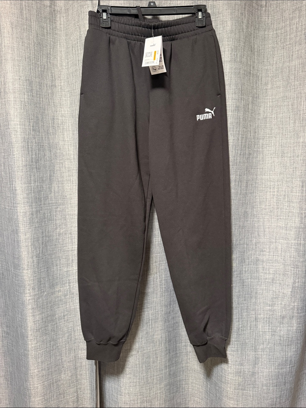 Puma Black Athletic Jogger Sweatpants